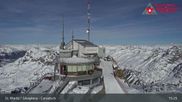 Archiviertes Webcam Bild: Corvatsch: Bergstation am 26 Feb 2026 um 15:20 Uhr