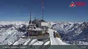 Archiviertes Webcam Bild: Corvatsch: Bergstation am 26 Feb 2026 um 11:20 Uhr