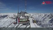 Archiviertes Webcam Bild: Corvatsch: Bergstation am 26 Feb 2026 um 13:20 Uhr
