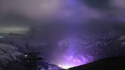 Archived webcam image showing Rothorn Zermatt with Monte Rosa on 12 Apr 2026 at 02:50