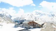 Archiviertes Webcam Bild: Rothorn Zermatt mit Monte Rosa Massiv am 28.05.2026 um 14:47 Uhr