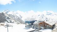 Archiviertes Webcam Bild: Rothorn Zermatt mit Monte Rosa Massiv am 28.05.2026 um 12:47 Uhr