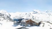 Archiviertes Webcam Bild: Rothorn Zermatt mit Monte Rosa Massiv am 21.05.2026 um 12:59 Uhr