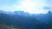 Archived webcam image showing Rothorn Zermatt with Monte Rosa on 26 Jun 2026 at 00:31