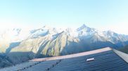 Archived webcam image showing Rothorn Zermatt with Monte Rosa on 7 Jul 2026 at 07:39