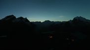 Archived webcam image showing Rothorn Zermatt with Monte Rosa on 7 Jul 2026 at 00:39