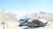 Archiviertes Webcam Bild: Rothorn Zermatt mit Monte Rosa Massiv am 12.07.2026 um 14:39 Uhr