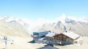 Archiviertes Webcam Bild: Rothorn Zermatt mit Monte Rosa Massiv am 12.07.2026 um 16:39 Uhr