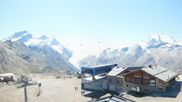 Archiviertes Webcam Bild: Rothorn Zermatt mit Monte Rosa Massiv am 12.07.2026 um 10:39 Uhr