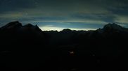 Archived webcam image showing Rothorn Zermatt with Monte Rosa on 13 Sep 2026 at 02:20
