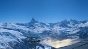 Archiviertes Webcam Bild: Rothorn Zermatt mit Monte Rosa Massiv am 28.03.2026 um 00:29 Uhr