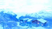 Archiviertes Webcam Bild: Rothorn Zermatt mit Monte Rosa Massiv am 10.10.2026 um 07:56 Uhr