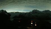 Archiviertes Webcam Bild: Rothorn Zermatt mit Monte Rosa Massiv am 10.10.2026 um 00:56 Uhr