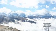 Archiviertes Webcam Bild: Rothorn Zermatt mit Monte Rosa Massiv am 10.10.2026 um 14:56 Uhr