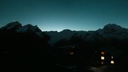 Archiviertes Webcam Bild: Rothorn Zermatt mit Monte Rosa Massiv am 10.10.2026 um 22:56 Uhr