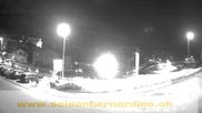 Archived webcam image showing Pian Cales - San Bernardino on Feb 26, 2026 at 12:10 AM
