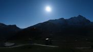 Archiviertes Webcam Bild: Blick von der Tanatzhöhi im Skigebiet Splügen am 30.05.2026 um 00:22 Uhr