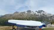 Archiviertes Webcam Bild: Blick von der Tanatzhöhi im Skigebiet Splügen am 30.05.2026 um 14:22 Uhr