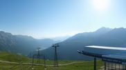Archiviertes Webcam Bild: Blick von der Tanatzhöhi im Skigebiet Splügen am 23.06.2026 um 08:40 Uhr
