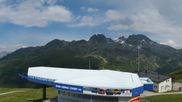 Archiviertes Webcam Bild: Blick von der Tanatzhöhi im Skigebiet Splügen am 23.06.2026 um 16:40 Uhr