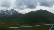 Archiviertes Webcam Bild: Blick von der Tanatzhöhi im Skigebiet Splügen am 23.06.2026 um 18:40 Uhr
