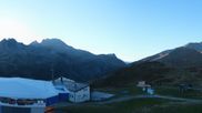 Archived webcam image showing Spluegen Tanatzhoehi Roundshot on 28 Sep 2026 at 08:58