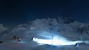 Archiviertes Webcam Bild: Blick von der Tanatzhöhi im Skigebiet Splügen am 27 Feb 2026 um 00:14 Uhr