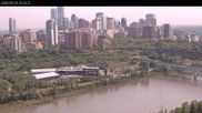 Archiviertes Webcam Bild: Panoramablick auf die Skyline von Edmonton am 29.05.2026 um 18:19 Uhr