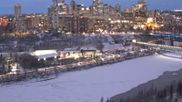 Archiviertes Webcam Bild: Panoramablick auf die Skyline von Edmonton am 27 Feb 2026 um 02:15 Uhr