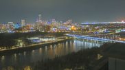 Archiviertes Webcam Bild: Panoramablick auf die Skyline von Edmonton am 14.10.2026 um 08:20 Uhr