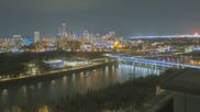 Archiviertes Webcam Bild: Panoramablick auf die Skyline von Edmonton am 14.10.2026 um 10:20 Uhr