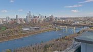 Archiviertes Webcam Bild: Panoramablick auf die Skyline von Edmonton am 14.10.2026 um 20:20 Uhr