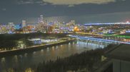 Archiviertes Webcam Bild: Panoramablick auf die Skyline von Edmonton am 15.10.2026 um 06:20 Uhr