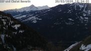 Archiviertes Webcam Bild: Feldis: Blick vom Skigebiet Richtung Heinzenberg am 26 Feb 2026 um 18:44 Uhr