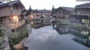 Archived webcam image showing INNs HOLZ, Chalet Village Böhmerwald on 17 Jun 2026 at 04:54