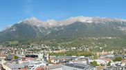 Archived webcam image showing Panoramic view - Innsbruck on 15 Oct 2026 at 12:22