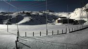 Archived webcam image showing Base Station Stilfserjoch on 18 Apr 2026 at 08:38