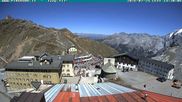 Archived webcam image showing Albergo Quarto Pirovano, Passo Stelvio on 24 Jul 2026 at 14:27