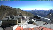 Archived webcam image showing Albergo Quarto Pirovano, Passo Stelvio on 24 Jul 2026 at 10:27