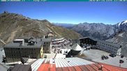 Archived webcam image showing Albergo Quarto Pirovano, Passo Stelvio on 24 Jul 2026 at 12:27