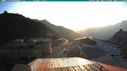 Archived webcam image showing Albergo Quarto Pirovano, Passo Stelvio on 3 Aug 2026 at 06:10
