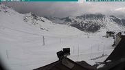Archiviertes Webcam Bild: Stilfserjoch: Blick zum Valle del Braulio am 12.04.2026 um 16:01 Uhr
