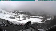 Archiviertes Webcam Bild: Stilfserjoch: Blick zum Valle del Braulio am 10.06.2026 um 07:04 Uhr