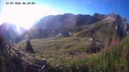 Archiviertes Webcam Bild: Ladurns: Piste an der Ladurner Alm am 12.07.2026 um 06:08 Uhr