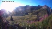 Archiviertes Webcam Bild: Ladurns: Piste an der Ladurner Alm am 28.07.2026 um 06:40 Uhr