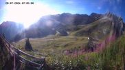 Archiviertes Webcam Bild: Ladurns: Piste an der Ladurner Alm am 28.07.2026 um 07:40 Uhr