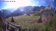 Archiviertes Webcam Bild: Ladurns: Piste an der Ladurner Alm am 28.07.2026 um 08:40 Uhr