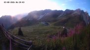 Archived webcam image showing Ladurns: Slope Ladurner Alm on 3 Aug 2026 at 06:40