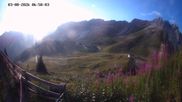 Archiviertes Webcam Bild: Ladurns: Piste an der Ladurner Alm am 03.08.2026 um 07:53 Uhr
