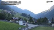 Archived webcam image showing Prägraten in East Tyrol on 27 Jun 2026 at 07:45